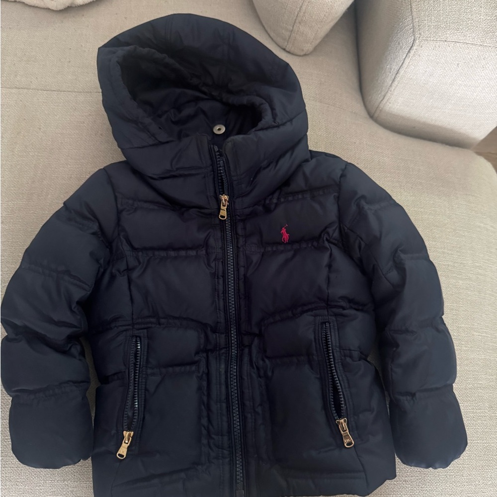 Ralph Lauren Navy Puffer Jacket
